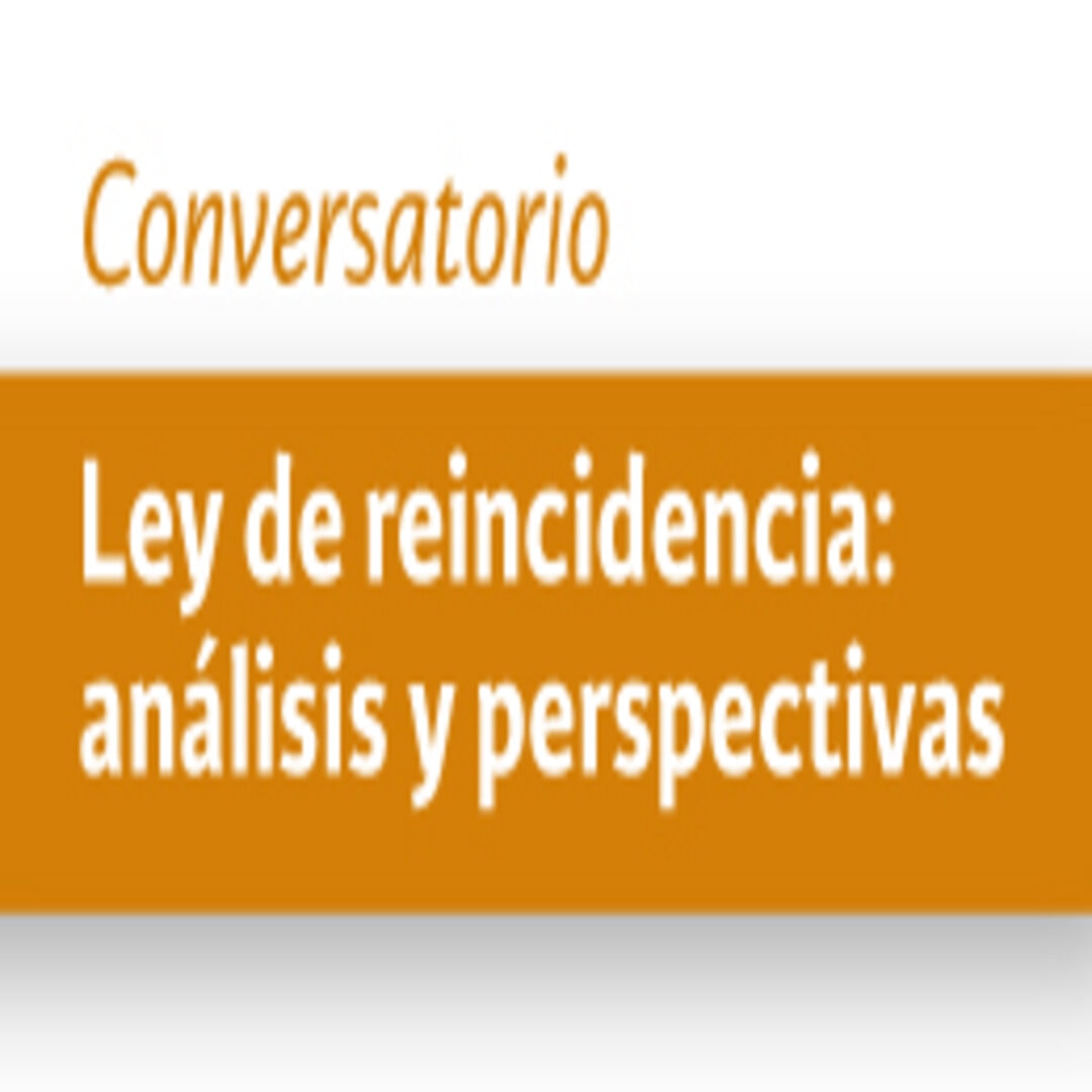 Conversatorio Ley de reincidencia: análisis y perspectivas