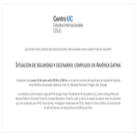 Punto de Encuentro: Situación de seguridad y escenarios complejos en América Latina