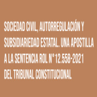 Seminario: Sociedad civil, autorregulación y subsidiariedad estatal. Una apostilla a la sentencia Rol N° 12.558-2021 del Tribunal Constitucional
