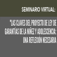 Seminario Virtual: Las Claves del Proyecto de Ley de Garantías de la Niñez y Adolescencia: Una Reflexión Necesaria