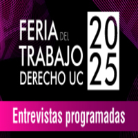 Postulación a entrevistas programadas Feria del Trabajo Derecho UC 2025